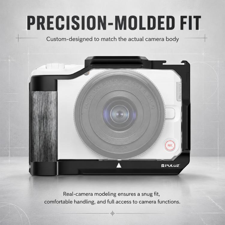 PULUZ Live Streaming Camera Cage Expansion Mount Frame, For Canon EOS R50 V — view 6