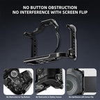 PULUZ Live Streaming Camera Cage Expansion Mount Frame, For Canon EOS R6 III — view 4