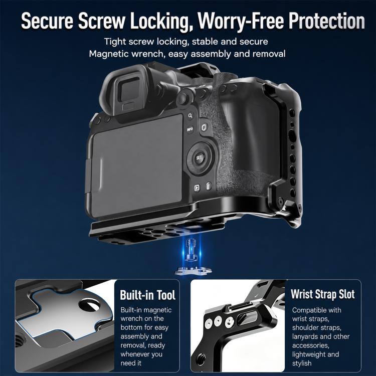 PULUZ Live Streaming Camera Cage Expansion Mount Frame, For Canon EOS R6 III — view 6