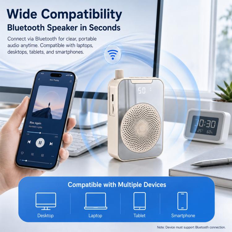 PULUZ Portable Wireless Teaching Microphone Voice Amplifier