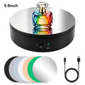 PULUZ 15cm Electric Rotating Display Turntable, 360 Degree Clockwise / Counterclockwise Props Turntable for Photography, Load 1-5kg