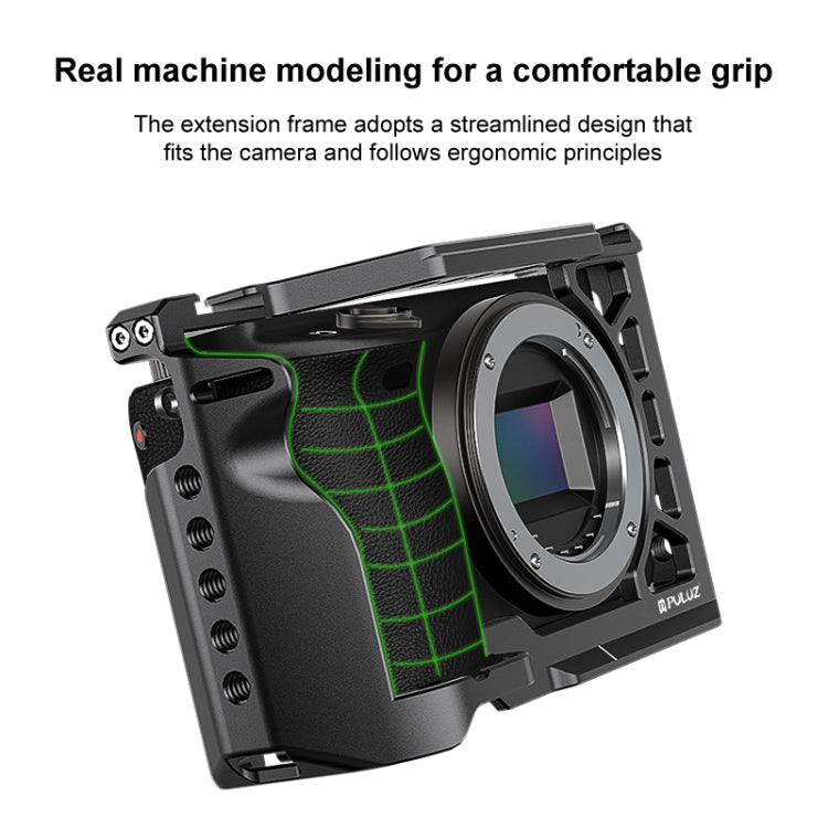 PULUZ Metal Camera Cage Expansion Mount Stabilizer Rig, For Sony A6500 / A6400 / A6300 / A6000 — view 5
