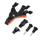 PULUZ Motorcycle Helmet Chin Strap Belt Mount for GoPro, Insta360, DJI and Other Action Cameras