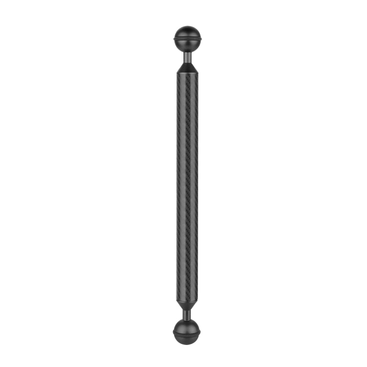 PULUZ 11 inch 28cm Length 20.8mm Diameter Dual Balls Carbon Fiber Floating Arm, Ball Diameter: 25mm, 11 inch Red, 11 inch Blue