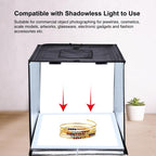 PULUZ Photo Studio Light Box Portable 60 x 60 x 60 cm Light Tent LED 5500K White Light Dimmable Mini 36W Photography Studio Tent Kit with 6 Removable Backdrops (Black Orange White Green Blue Red)