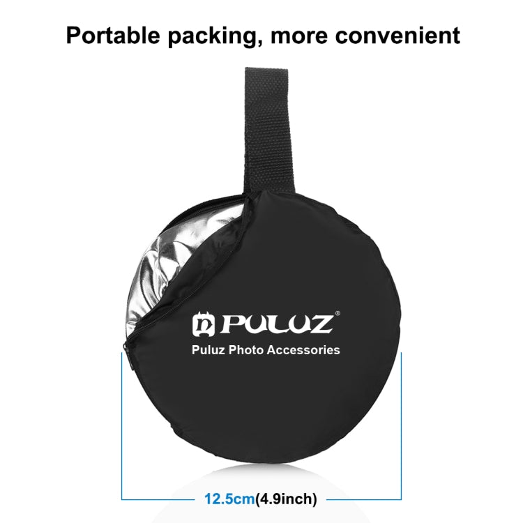 PULUZ 30cm 2 in 1 Silver / Gold Folding Photo Studio Reflector Board