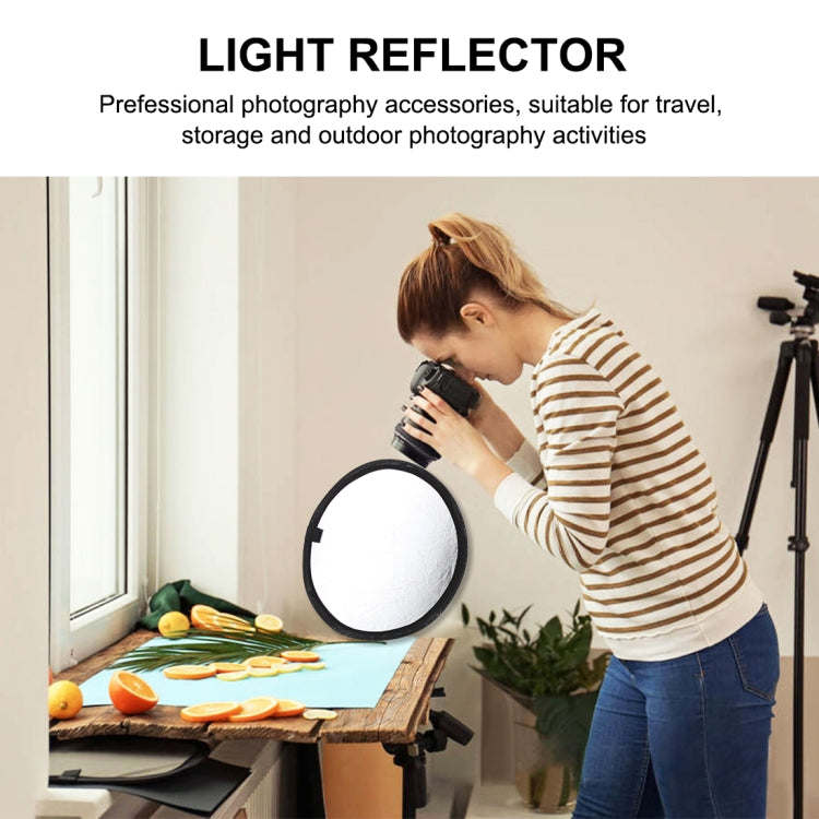 PULUZ 30cm 2 in 1 Silver / Gold Folding Photo Studio Reflector Board