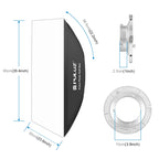 PULUZ Rectangle Speedlite Softbox Bowens Mount Diffuser