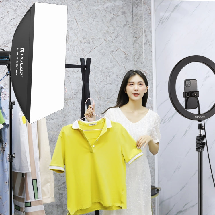 PULUZ Rectangle Speedlite Softbox Bowens Mount Diffuser