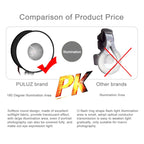 PULUZ 45cm Round Style Macro and Portrait Softbox SpeedLite Flash Light Foldable Diffuser, 45cm Round(US), 45cm Round(AE)