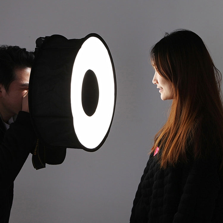 PULUZ 45cm Round Style Macro and Portrait Softbox SpeedLite Flash Light Foldable Diffuser, 45cm Round(US), 45cm Round(AE)