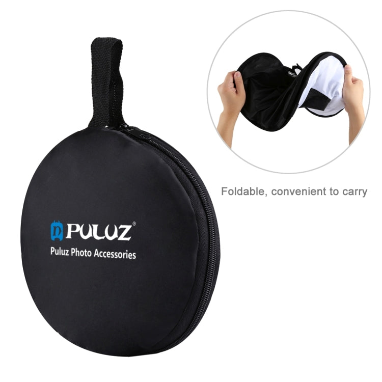 PULUZ 45cm Round Style Macro and Portrait Softbox SpeedLite Flash Light Foldable Diffuser, 45cm Round(US), 45cm Round(AE)