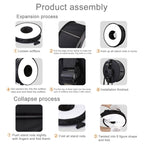 PULUZ 45cm Round Style Macro and Portrait Softbox SpeedLite Flash Light Foldable Diffuser, 45cm Round(US), 45cm Round(AE)