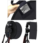 PULUZ 45cm Round Style Macro and Portrait Softbox SpeedLite Flash Light Foldable Diffuser, 45cm Round(US), 45cm Round(AE)