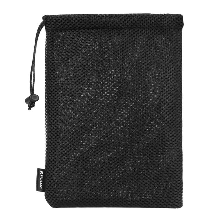 PULUZ Storage Bag with Stay Cord for GoPro, Insta360, DJI and Other Action Cameras Accessories, Flannel Bag, Size: 24.5cm x 20.5cm, Nylon Mesh Bag, Size: 21.5cm x 15.5cm — view 7