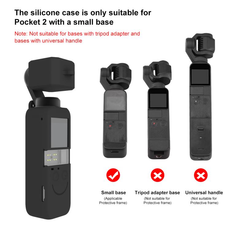 PULUZ 2 in 1 Silicone Cover Case Set for DJI OSMO Pocket 2