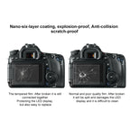 PULUZ 2.5D 9H Tempered Glass Film for Canon 650D, Compatible with 90D / 80D / 70D / 77D(9000D) / 800D(X9I) / 700D(X7I) / 750D(X8I) / 760D(8000D) / XC10 / XC15 / 7D2, Pentax Q1 / K-S1 /Q10 / Q7, Panasonic ZS35, Nikon V1