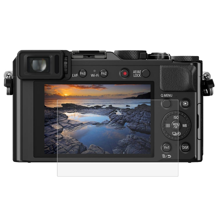 PULUZ 2.5D 9H Tempered Glass Film for Panasonic DMC-LX100, Compatible with Panasonic TX1 / TX2 / LX100II / LX100 / GF2 / GF3 / GF5 / GF6 / WEA / GM1 / FL1GK / GX7 / GF9 / GF8 / GF7 / GM1S / TZ70 / TZ90 / TZ85 / FZ85 / TZ57, FUJIFILM A1/ A2 / XM1/ X30...