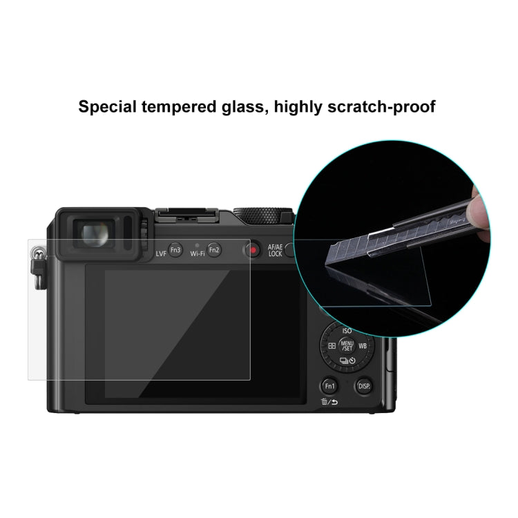 PULUZ 2.5D 9H Tempered Glass Film for Panasonic DMC-LX100, Compatible with Panasonic TX1 / TX2 / LX100II / LX100 / GF2 / GF3 / GF5 / GF6 / WEA / GM1 / FL1GK / GX7 / GF9 / GF8 / GF7 / GM1S / TZ70 / TZ90 / TZ85 / FZ85 / TZ57, FUJIFILM A1/ A2 / XM1/ X30...