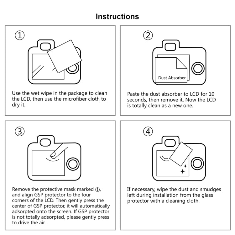 PULUZ 2.5D 9H Tempered Glass Film for Canon G7X, Compatible with Canon G3X / G9X / G5X / G7XII / G9XII / G1X Mark III / M6 / M100 / M50 / EOS RP / M6 Mark II