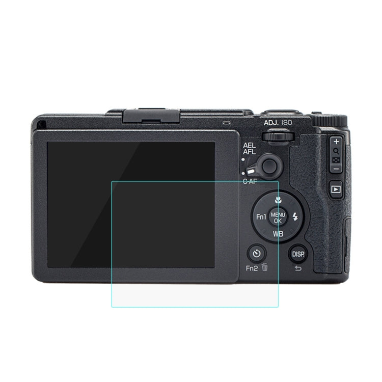 PULUZ 2.5D 9H Tempered Glass Film for Ricoh GR II / GR, Compatible with Casio ZS29 / ZS28 / ZS27 / Z550, Panasonic SZ10, Sony A58 / 55 / DSC-WX60 / DSC-W730, Canon IXY210 / A3300 / SX70 / S90 / G1X