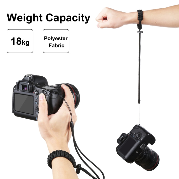 PULUZ Braided Sport Anti-lost Camera Adjustable Wrist Strap — view 4