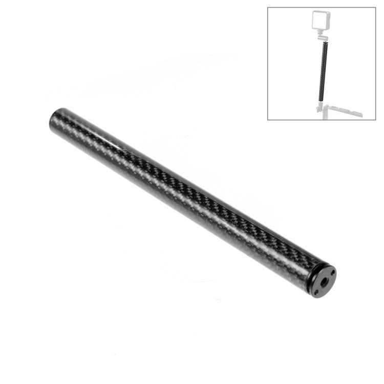 PULUZ 250mm Aluminum Alloy Carbon Fiber Floating Buoyancy Selfie-stick Extension Arm Rods for DJI, Insta360, GoPro and Other Action Cameras