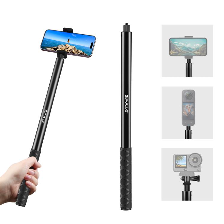 PULUZ 2m Metal Selfie Stick Monopod for Insta360 One RS / X2 / X3