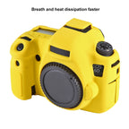 PULUZ Soft Silicone Protective Case for Canon EOS 6D — Red