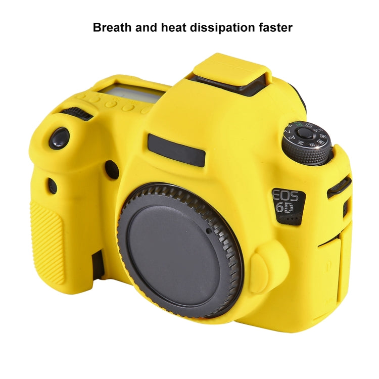PULUZ Soft Silicone Protective Case for Canon EOS 6D — Red