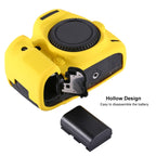 PULUZ Soft Silicone Protective Case for Canon EOS 5D Mark III / 5D3 — Red