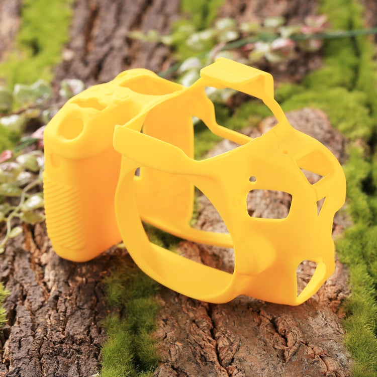 PULUZ Soft Silicone Protective Case for Canon EOS 800D — Yellow