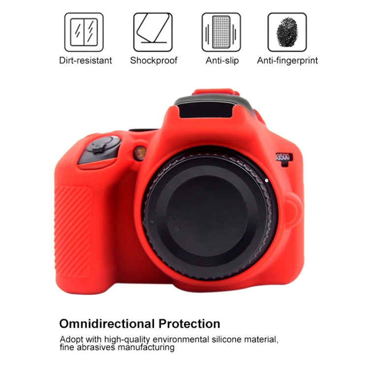 PULUZ Soft Silicone Protective Case for Nikon D3500
