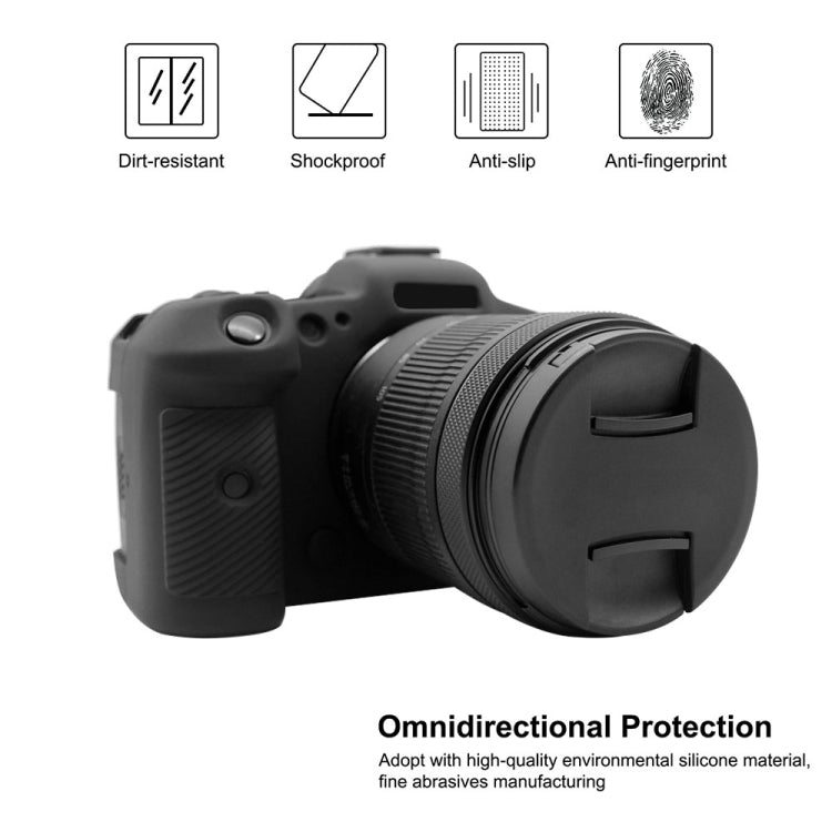 PULUZ Soft Silicone Protective Case for Canon EOS R5 — Black