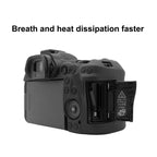 PULUZ Soft Silicone Protective Case for Canon EOS R5 — Red