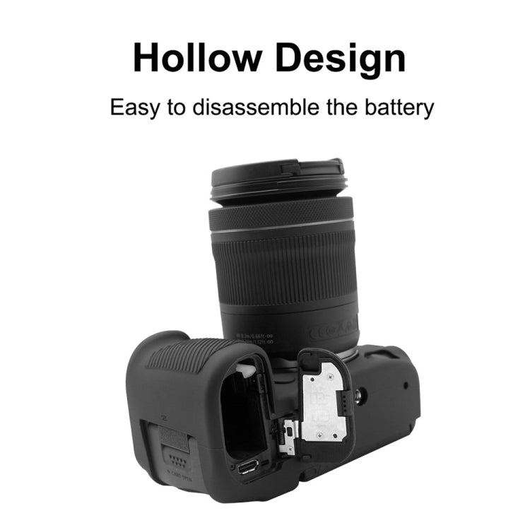 PULUZ Soft Silicone Protective Case for Canon EOS R5 — Yellow