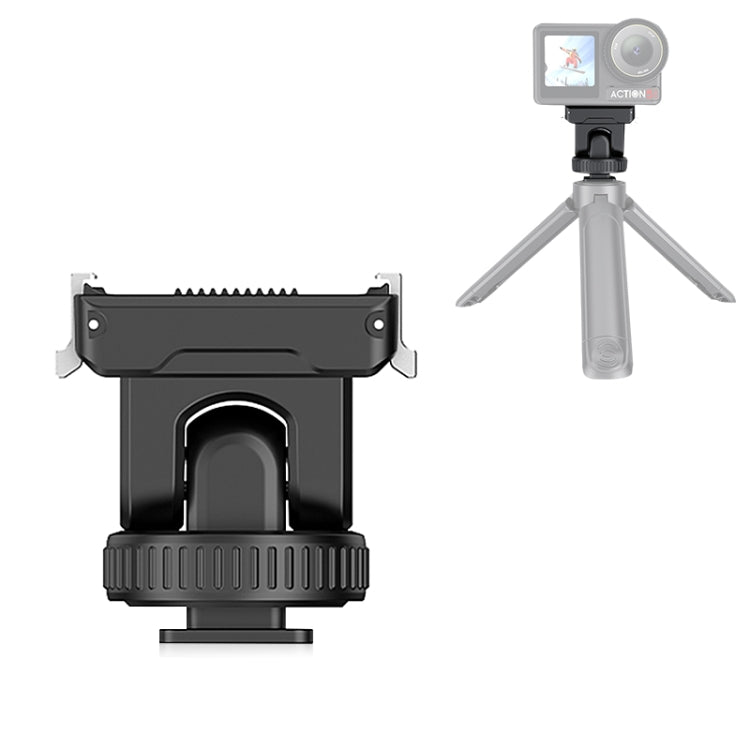 PULUZ Cold Shoe Gimbal Quick Release Base Adapter, For DJI Osmo Action 5 Pro / 4 / 3