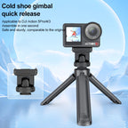PULUZ Cold Shoe Gimbal Quick Release Base Adapter, For DJI Osmo Action 5 Pro / 4 / 3