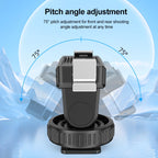 PULUZ Cold Shoe Gimbal Quick Release Base Adapter, For DJI Osmo Action 5 Pro / 4 / 3