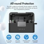 PULUZ Charging Case Silicone Scratch-proof Protective Cover, For DJI Mic Mini — For DJI Mic Mini
