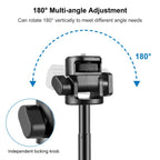 PULUZ 2m 8-section Aluminum Alloy Broadcast Fill Light Bracket Telescopic Tripod — view 6