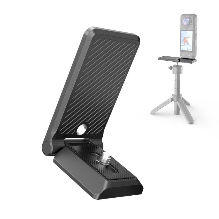 PULUZ Folding Magnetic Mount Base L Bracket For Insta360 X4 / X5 / DJI Pocket 3