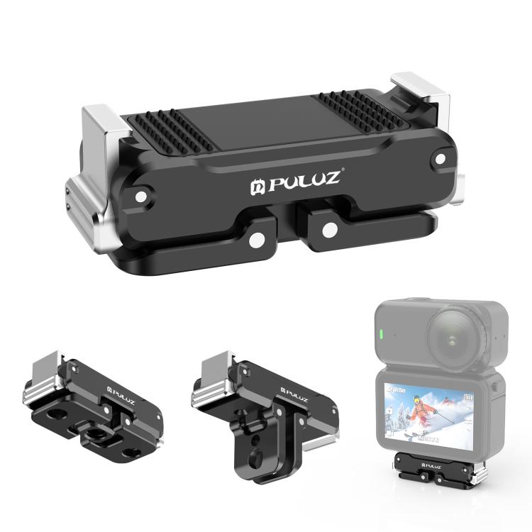 For DJI Osmo Nano PULUZ Magnetic Metal Quick Release Base Mount