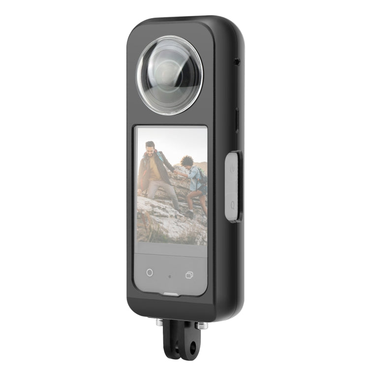 For Insta360 X3 PULUZ Metal Protective Cage Rig Housing Frame with Lens Protector