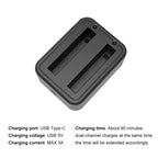 For Insta360 X3 PULUZ USB Dual Batteries Charger with Indicator Light