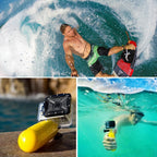 PULUZ Floating Handle Bobber Hand Grip with Strap for GoPro, Insta360, DJI and Other Action Cameras
