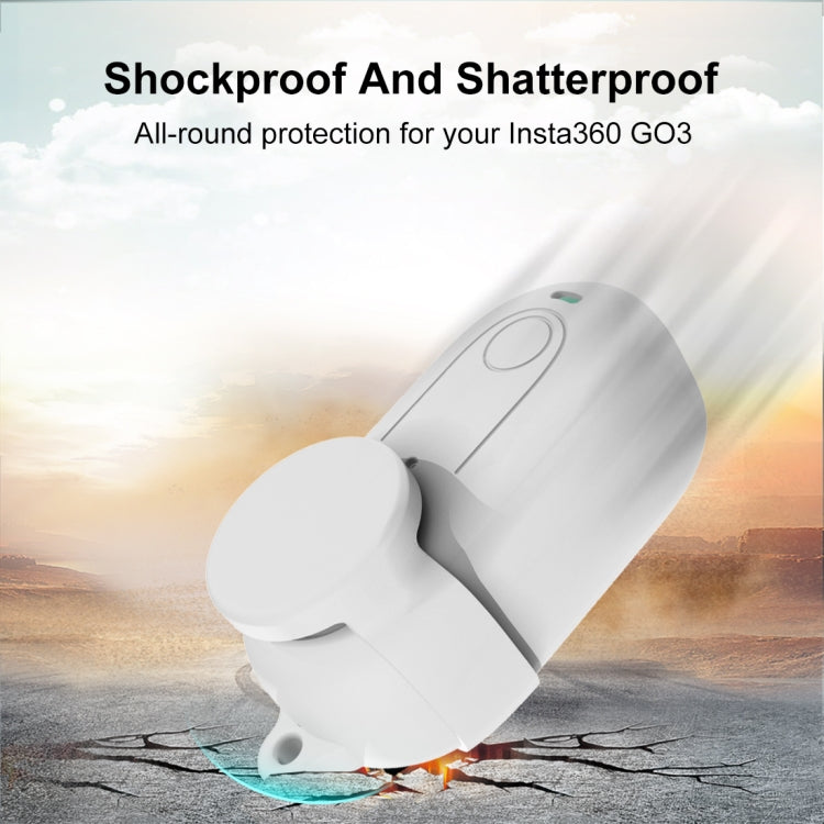 For Insta360 GO 3 PULUZ Camera Silicone Case with Lens Cover