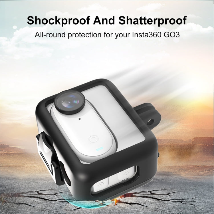 For Insta360 GO 3 PULUZ Camera Battery Case Plastic Protective Frame — view 4