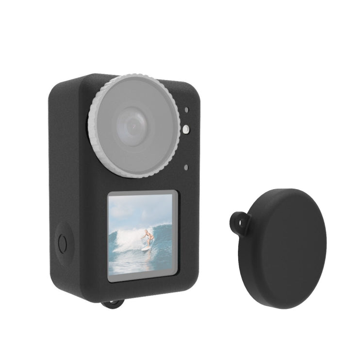 PULUZ Silicone Protective Case with Lens Cap, For DJI Osmo Action 4 / 3
