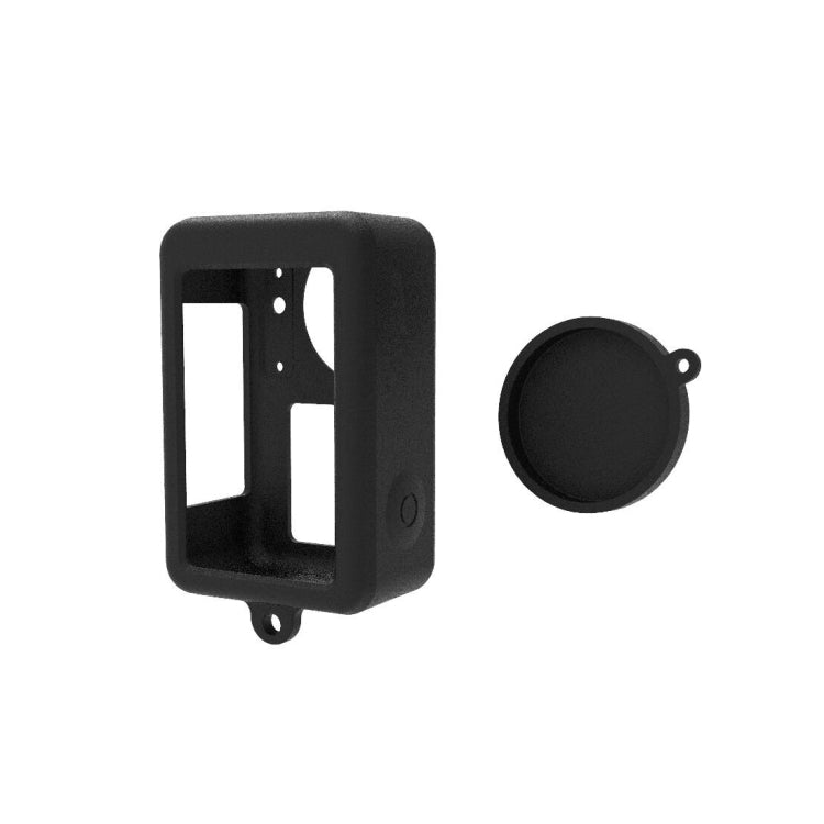 PULUZ Silicone Protective Case with Lens Cap, For DJI Osmo Action 4 / 3